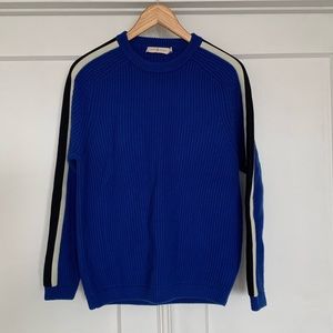 Tory Burch Blue Wool Sweater